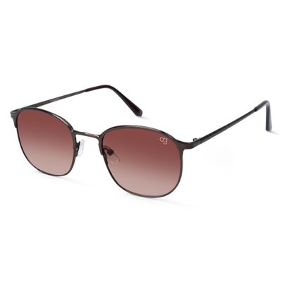 Wraith Gradient Brown Clubmaster Sunglasses Shop Wraith Gradient Brown Clubmaster Sunglasses